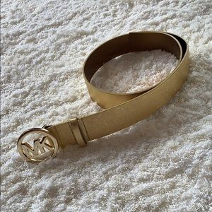 Michael Kors Gold Belt